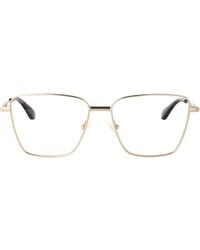 McQueen - Transparent Metal Glasses - Lyst