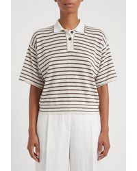 Brunello Cucinelli - Striped Wool Shirt - Lyst