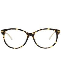 Bottega Veneta - Eyeglasses Oval Full Rim, - Frame And Clear Demo Lenses Lens Bv1039O002 - Lyst