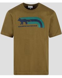 Maison Kitsuné - Flash Fox T-Shirt - Lyst