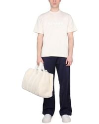 Sunnei - T-Shirt With Logo Cotton T-Shirts - Lyst