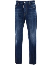 DSquared² - '642' Jeans With Logo Patch On The Rear - Lyst