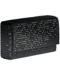 AMINA MUADDI - Satin Clutch Paloma Mini - Lyst