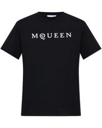 McQueen - T-Shirt With Logo - Lyst