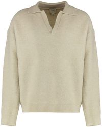 Calvin Klein - Sweater With Johnny Collar - Lyst