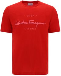 Ferragamo T-shirts for Men | Black Friday Sale up to 79% | Lyst
