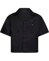 Prada - Re-Nylon Short-Sleeved Shirt - Lyst