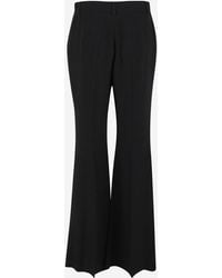 Balenciaga - Viscose Flared Pants Trousers - Lyst