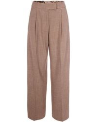 Liu Jo - Wide-Leg Biscuit Pants - Lyst