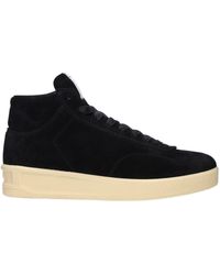 Jil Sander - Leather High Top Sneakers - Lyst