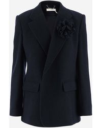 Chloé - Wool And Cashmere Blend Jacket - Lyst