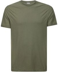 Zanone - Short-Sleeved Straight-Hem Crewneck T-Shirt - Lyst