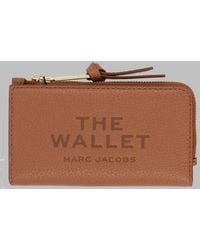 Marc Jacobs - Wallet The Leather Slim Cow & Purses - Lyst