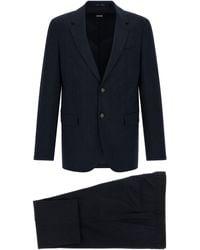 BOSS - Virgin Wool Tailored Pant Suit - Lyst