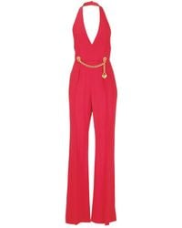 Moschino - Chain And Heart Jumpsuit - Lyst