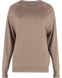 Peserico - Crew-neck Wool Sweater - Lyst