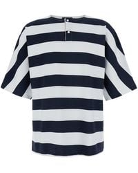 Jacquemus - 'Le T-Shirt Mariniere' T-Shirt With All-Over Striped Mo - Lyst
