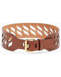 Etro - Perforated Leather Belt - Lyst