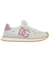 Dolce & Gabbana - Sports Shoes With Logo - Lyst