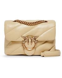 Pinko - Love Puff Mini Quilted Leather Crossbody Bag - Lyst