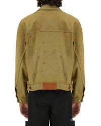 MSGM - Denim Jacket Dyed - Lyst