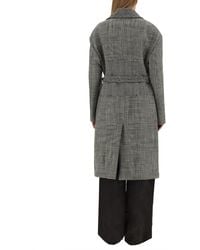 Tom Ford - Wool Patchwork Coat Virgin Trench & Raincoats - Lyst
