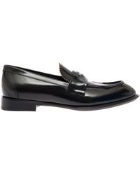 Alexander McQueen - Coin-embellished Penny Loafers - Lyst