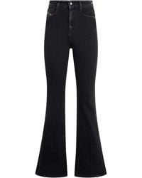 DIESEL - Bell-Bottom Jeans Cotton Denim Flared - Lyst