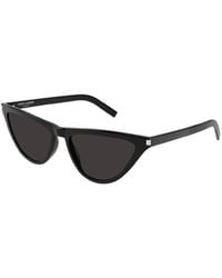 Saint Laurent - Sunglasses Cat Eye Full Rim, Frame And Lens Sl550Slim001 - Lyst