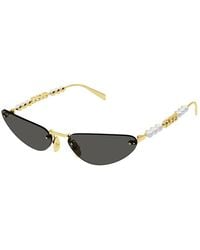 Gucci - Sunglasses Metal (Other) Eyewear - Lyst
