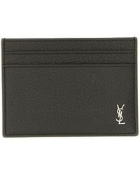Saint Laurent - 'Tiny Cassandre' Card Holder - Lyst