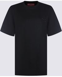 Gucci - Cotton Jersey T-Shirt With Embroidery - Lyst