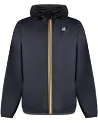 K-Way - Claude Hooded Nylon Jacket Polyamide Raincoats - Lyst