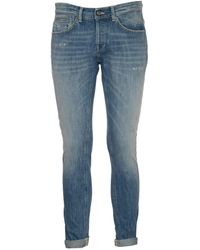 Dondup - Buttoned Fitted Jeans - Lyst