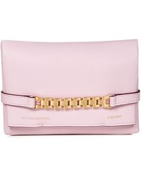 Victoria Beckham - Mini Chain Pouch With Long Strap Clutch - Lyst