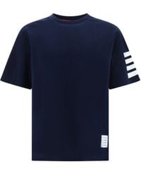 Thom Browne - T-Shirt Horizontal Bands - Lyst