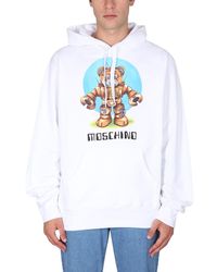 Moschino - Teddy Print Sweatshirt - Lyst