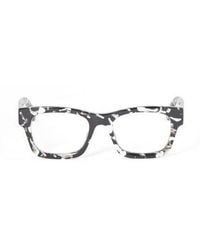 Off-White c/o Virgil Abloh - Eyeglasses Square Full Rim, Havana Frame And Clear Demo Lens Oerj078Style781200 - Lyst