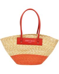 Jimmy Choo - Beach Basket Tote/M Shopping Bag - Lyst
