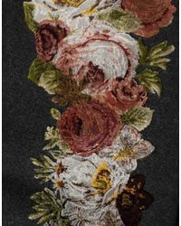 Dolce & Gabbana - Black Floral Macramé High Waist A - Lyst