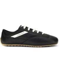 McQueen - Icon Smooth Leather Low-Top Boxe Sneakers With Mcqueen Logo - Lyst