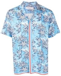 Orlebar Brown - Kids Top Pedro Palm Border-278803-Bright Wish - Lyst