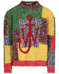 JW Anderson Patchwork Logo Sweater - Multicolor