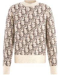 Dior - Monogrammed Intarsia Sweater - Lyst