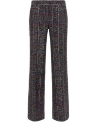 Missoni - Sequin Tartan Pants - Lyst