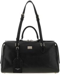 Dolce & Gabbana - Dolce & Gabbana Calf Leather Shoulder Bag - Lyst