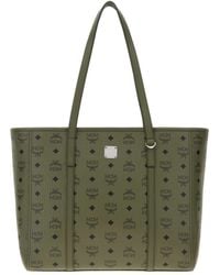 MCM - Printed Canvas Toni Shopping Bag - Lyst