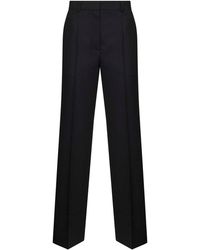 TOTEME - Wool Blend Canvas Straight-Leg Suit Trousers - Lyst