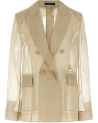 Max Mara - Silk Blazer Clothing - Lyst