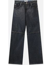 Stella McCartney - Straight-Leg Denim Jeans With Faded Panels - Lyst